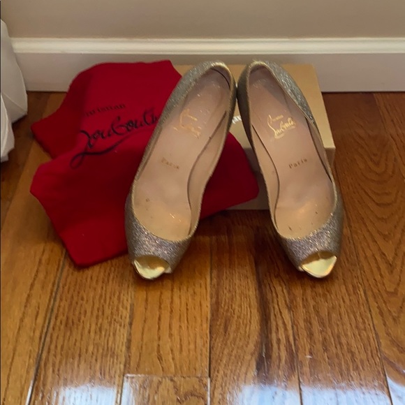 TODAY ONLY!!!  Christian Louboutin Yolanda 100 Glitter Pump - Picture 6 of 8